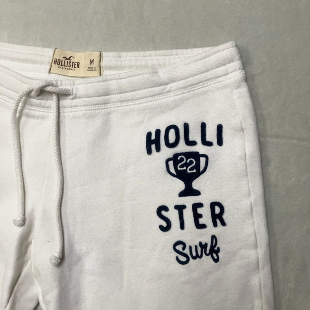 Vintage Y2K Hollister Surf Co California Sweatpants Men's M White Logo Spellout